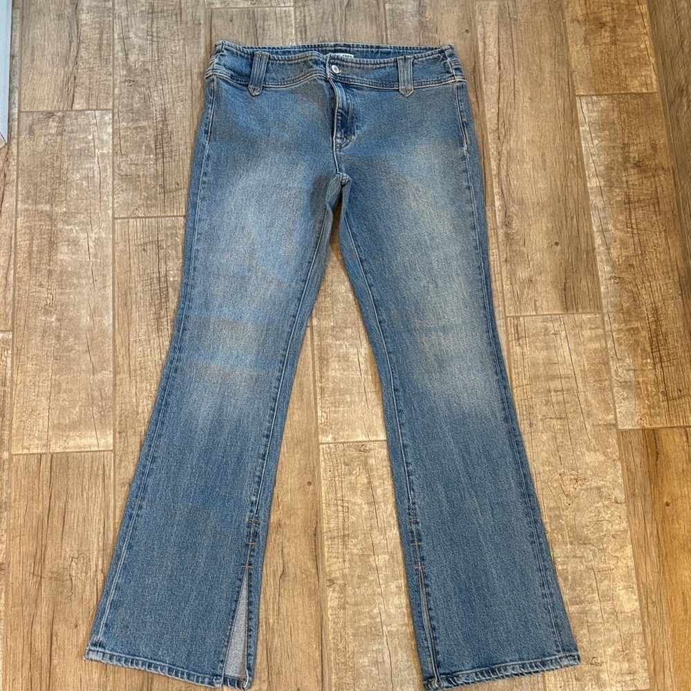 We The Free NWOT Level Up Split Slim Flare Jeans